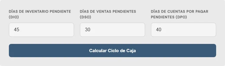 Captura de pantalla de la Calculadora de Flujo de Caja Libre (FCF) Avanzada interactiva