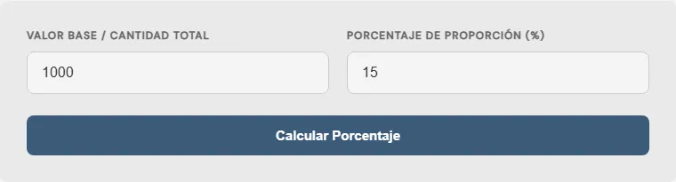 Captura de pantalla de la Calculadora de peso total de artículos de maleta interactiva