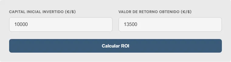 Captura de pantalla de la Calculadora de Punto de Equilibrio Avanzada interactiva