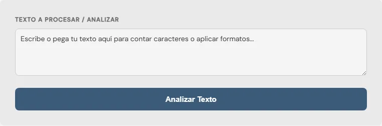 Captura de pantalla de la Contador de líneas de texto interactiva